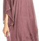 Sakkas Regina Women's Lightweight Stonewashed Poncho Top Blouse Caftan Cover up