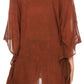 Sakkas Regina Women's Lightweight Stonewashed Poncho Top Blouse Caftan Cover up