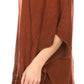 Sakkas Regina Women's Lightweight Stonewashed Poncho Top Blouse Caftan Cover up