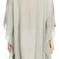 Sakkas Regina Women's Lightweight Stonewashed Poncho Top Blouse Caftan Cover up