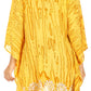 Sakkas Alizia Lightweight Embroidery Batik Top Tunic Blouse Caftan Cover up Poncho