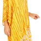 Sakkas Alizia Lightweight Embroidery Batik Top Tunic Blouse Caftan Cover up Poncho