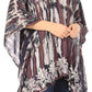Sakkas Alizia Lightweight Embroidery Batik Top Tunic Blouse Caftan Cover up Poncho