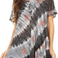 Sakkas Flavia Womens Everyday Blouse Top with Tie-dye & Block Print Light and Soft