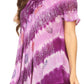 Sakkas Flavia Womens Everyday Blouse Top with Tie-dye & Block Print Light and Soft