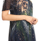 Sakkas Jannat  Short Sleeve Casual Work Top Blouse in Tie-Dye with Embroidery Lace