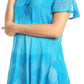 Sakkas Parisa Casual Summer Short Sleeve Top Blouse with Corset and Embroidery
