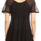 Sakkas Parisa Casual Summer Short Sleeve Top Blouse with Corset and Embroidery