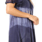 Sakkas Parisa Casual Summer Short Sleeve Top Blouse with Corset and Embroidery
