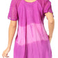 Sakkas Parisa Casual Summer Short Sleeve Top Blouse with Corset and Embroidery