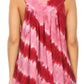 Sakkas Aria Womens Sleeveless V-neck Tank Top Tie-dye with Sequin & Embroidery