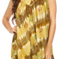 Sakkas Aria Womens Sleeveless V-neck Tank Top Tie-dye with Sequin & Embroidery