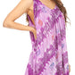 Sakkas Aria Womens Sleeveless V-neck Tank Top Tie-dye with Sequin & Embroidery