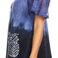 Sakkas Ivanna Womens Short Raglan Lace Sleeve Flowy Top Blouse Tie-dye & Batik
