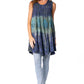 Sakkas Isabela Womens Everyday Summer Sleeveless Tank Top Tie-dye & Block Print