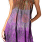 Sakkas Isabela Womens Everyday Summer Sleeveless Tank Top Tie-dye & Block Print