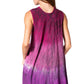 Sakkas Isabela Womens Everyday Summer Sleeveless Tank Top Tie-dye & Block Print