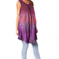 Sakkas Isabela Womens Everyday Summer Sleeveless Tank Top Tie-dye & Block Print
