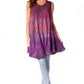 Sakkas Isabela Womens Everyday Summer Sleeveless Tank Top Tie-dye & Block Print