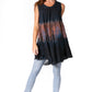 Sakkas Isabela Womens Everyday Summer Sleeveless Tank Top Tie-dye & Block Print