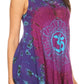Sakkas Natalia Womens Summer Sleeveless Tie Dye Flare Tank Top Tunic Blouse