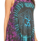 Sakkas Natalia Womens Summer Sleeveless Tie Dye Flare Tank Top Tunic Blouse