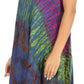 Sakkas Natalia Womens Summer Sleeveless Tie Dye Flare Tank Top Tunic Blouse