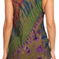 Sakkas Natalia Womens Summer Sleeveless Tie Dye Flare Tank Top Tunic Blouse
