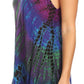 Sakkas Natalia Womens Summer Sleeveless Tie Dye Flare Tank Top Tunic Blouse