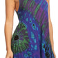 Sakkas Natalia Womens Summer Sleeveless Tie Dye Flare Tank Top Tunic Blouse