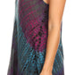 Sakkas Natalia Womens Summer Sleeveless Tie Dye Flare Tank Top Tunic Blouse
