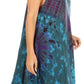 Sakkas Natalia Womens Summer Sleeveless Tie Dye Flare Tank Top Tunic Blouse
