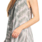 Sakkas Saba Womens Summer Casual Everyday Tie-dye Tunic Tank Top Light and Soft