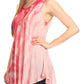 Sakkas Saba Womens Summer Casual Everyday Tie-dye Tunic Tank Top Light and Soft