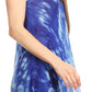 Sakkas Saba Womens Summer Casual Everyday Tie-dye Tunic Tank Top Light and Soft