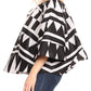 Sakkas Oni Women's Off the Shoulder African Ankara Wax Print Blouse Top Oversize