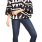 Sakkas Oni Women's Off the Shoulder African Ankara Wax Print Blouse Top Oversize