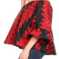 Sakkas Oni Women's Off the Shoulder African Ankara Wax Print Blouse Top Oversize