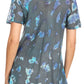 Sakkas Allegra Women's Short Sleeve Loose Fit Casual Tie Dye Blouse Tunic Shirt