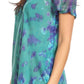 Sakkas Allegra Women's Short Sleeve Loose Fit Casual Tie Dye Blouse Tunic Shirt