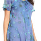 Sakkas Allegra Women's Short Sleeve Loose Fit Casual Tie Dye Blouse Tunic Shirt