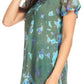 Sakkas Allegra Women's Short Sleeve Loose Fit Casual Tie Dye Blouse Tunic Shirt