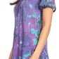 Sakkas Allegra Women's Short Sleeve Loose Fit Casual Tie Dye Blouse Tunic Shirt