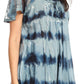 Sakkas Allegra Women's Short Sleeve Loose Fit Casual Tie Dye Blouse Tunic Shirt