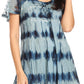 Sakkas Allegra Women's Short Sleeve Loose Fit Casual Tie Dye Blouse Tunic Shirt