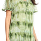 Sakkas Allegra Women's Short Sleeve Loose Fit Casual Tie Dye Blouse Tunic Shirt