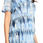 Sakkas Allegra Women's Short Sleeve Loose Fit Casual Tie Dye Blouse Tunic Shirt