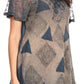 Sakkas Allegra Women's Short Sleeve Loose Fit Casual Tie Dye Blouse Tunic Shirt