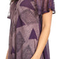 Sakkas Allegra Women's Short Sleeve Loose Fit Casual Tie Dye Blouse Tunic Shirt