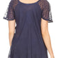 Sakkas Allegra Women's Short Sleeve Loose Fit Casual Tie Dye Blouse Tunic Shirt